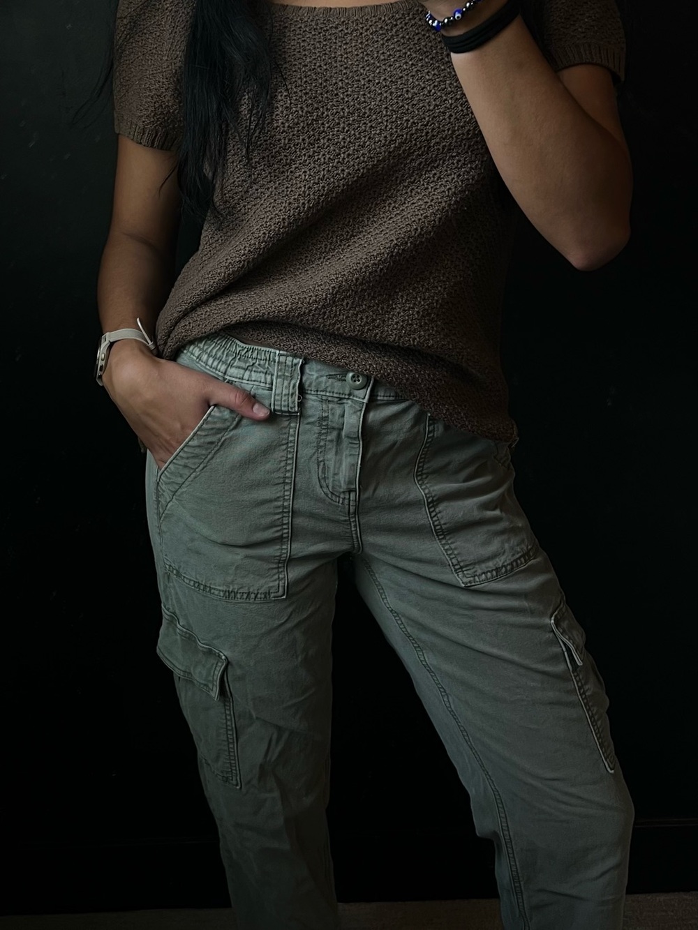 American Eagle Olive Green Cargo Pants